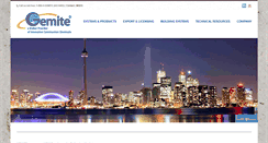 Desktop Screenshot of gemite.com